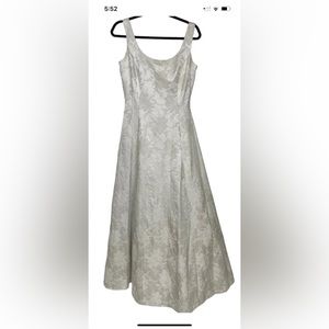 Jessica McClintock A Line Wedding Dress Made In USA Size 9/10 Vtg